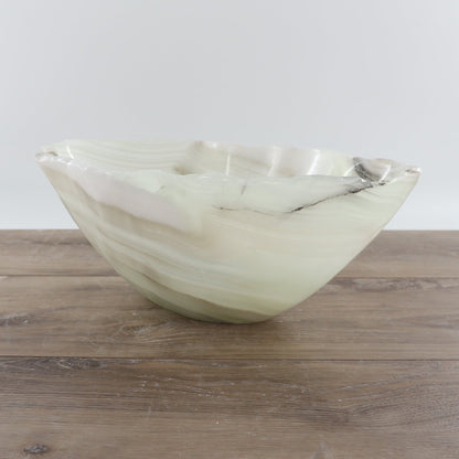 Mexican Onyx/Calcite Bowl 15"