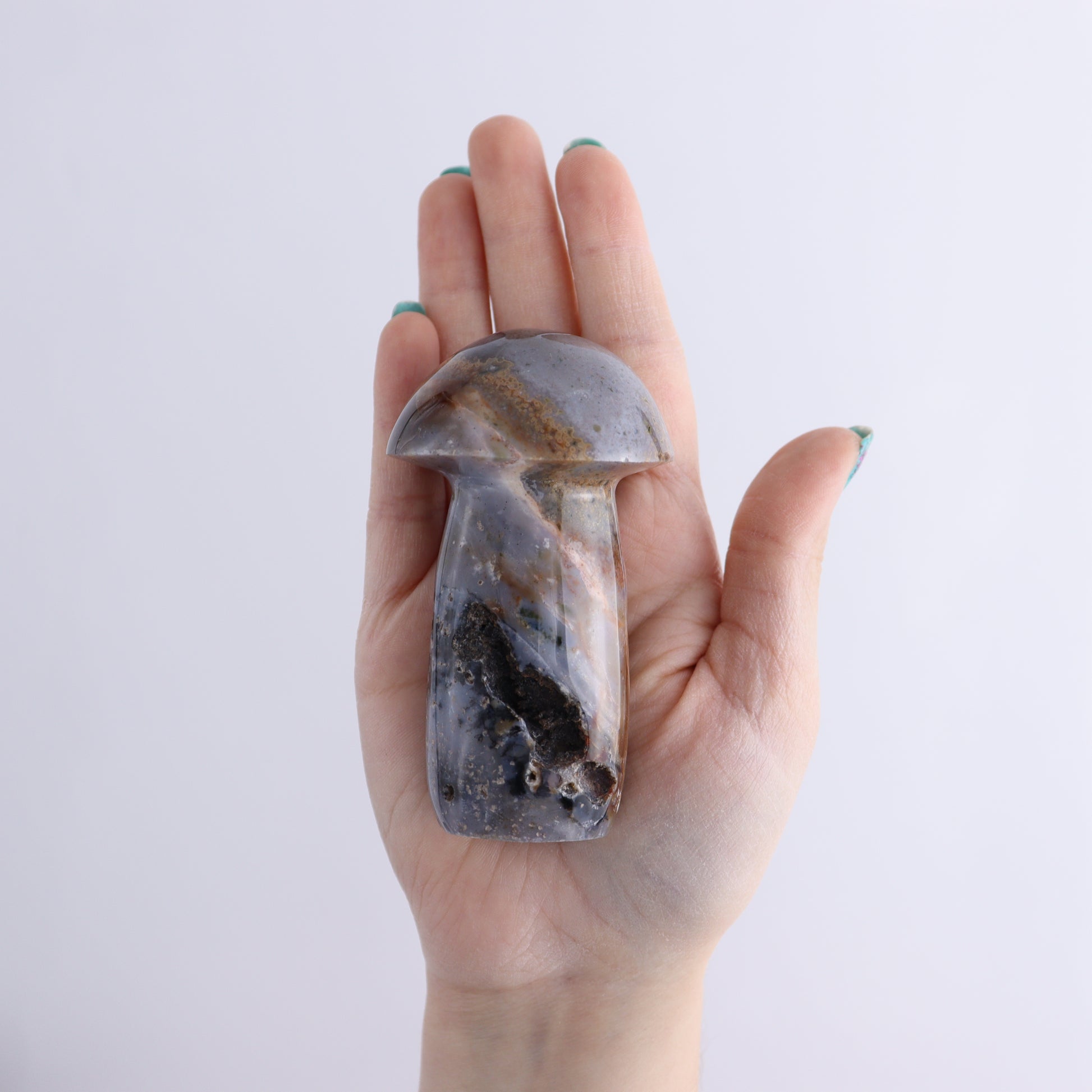 Ocean Jasper Mushrooms Set of 8 - Expert Wholesale and Supplier of Wholesale Crystals & Bulk Gemstones, ["jasper","Madagascar","Mushrooms","Ocean Jasper"]