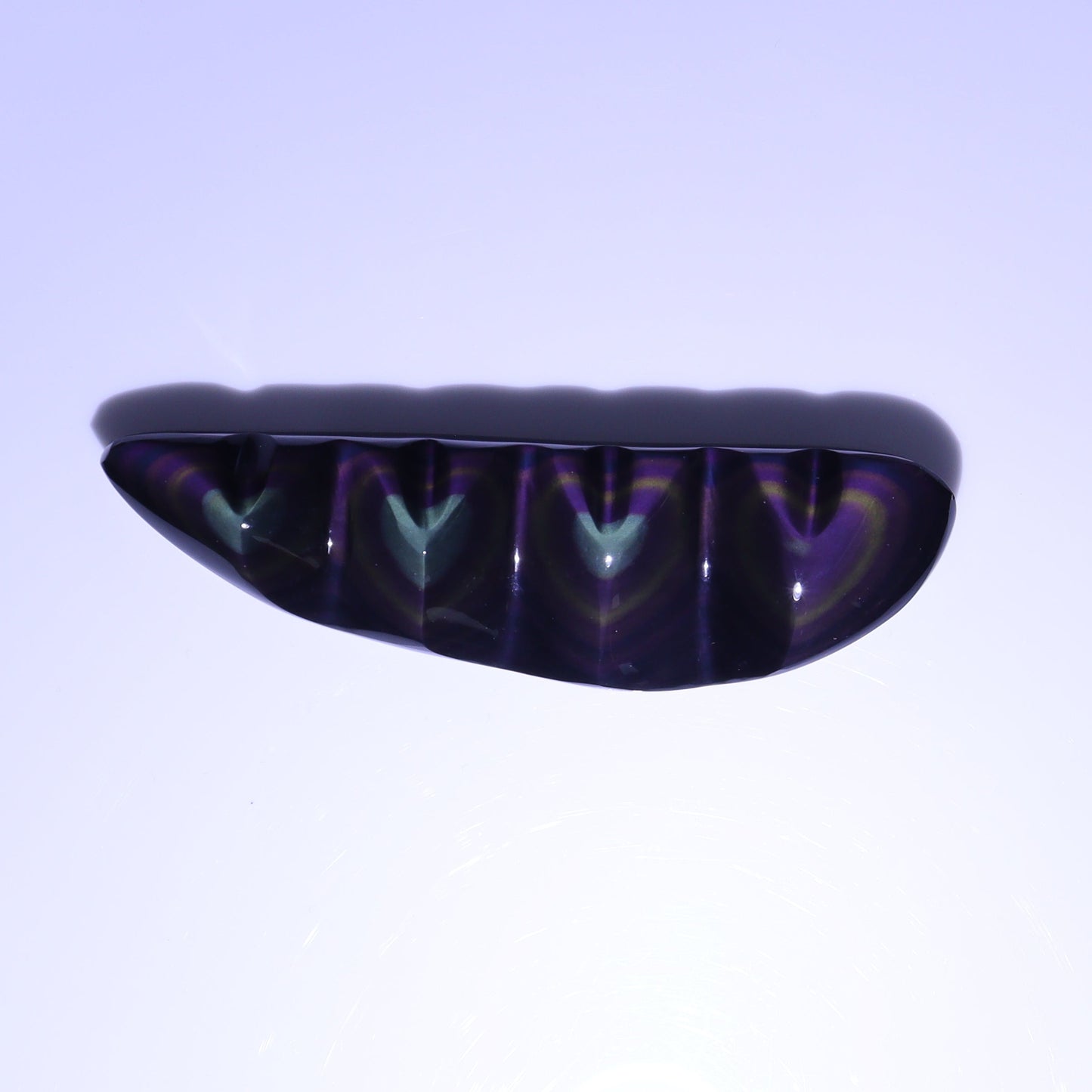 Rainbow Obsidian Heart Set of 2 - Expert Wholesale and Supplier of Wholesale Crystals & Bulk Gemstones, ["Hearts","Mexico","Obsidian","Rainbow Obsidian"]
