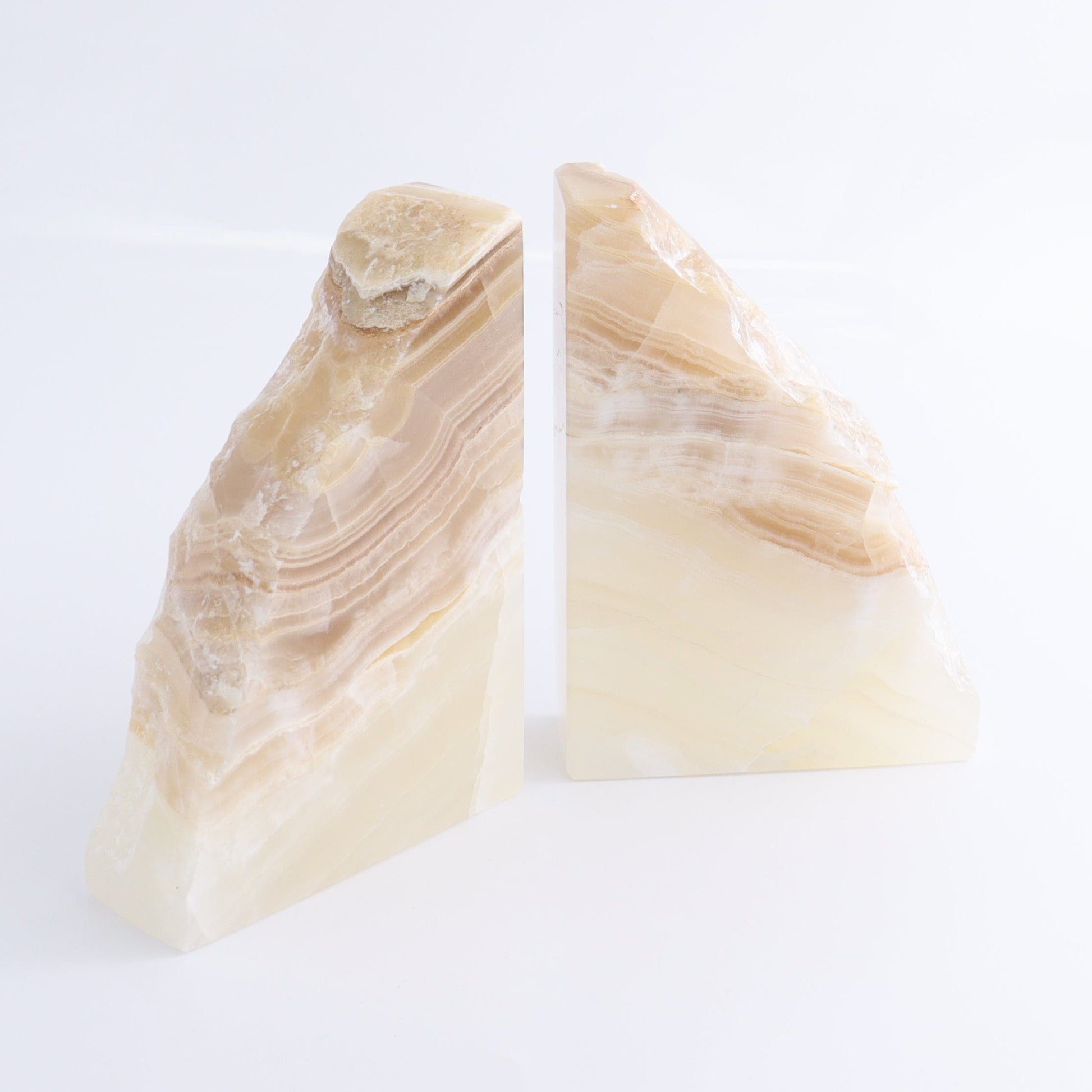 Calcite/Onyx Bookends Set of 10 pairs - Expert Wholesale and Supplier of Wholesale Crystals & Bulk Gemstones, ["Bookends","Calcite","onyx"]