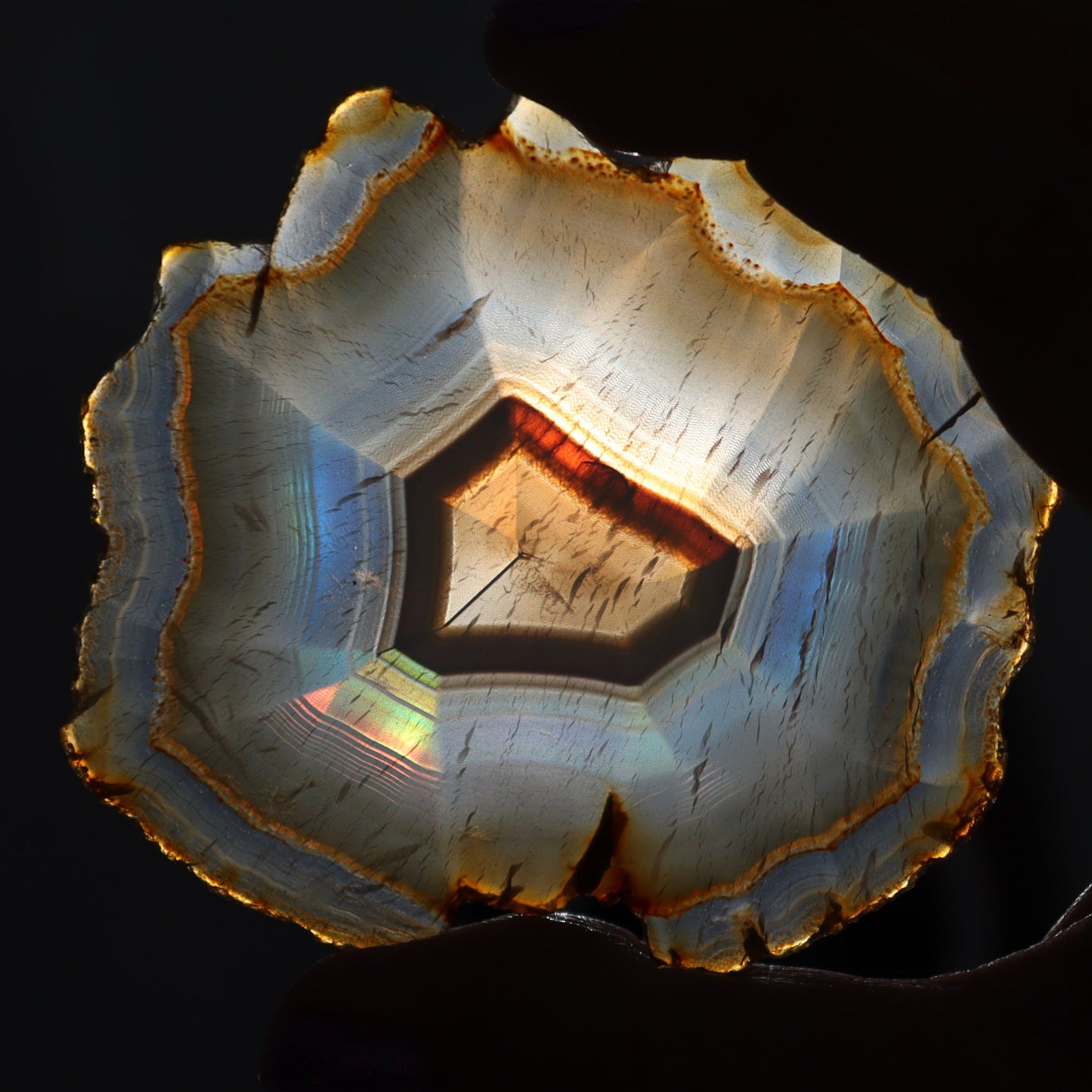 Iris Agate Slices Set of 6 - Expert Wholesale and Supplier of Wholesale Crystals & Bulk Gemstones, ["Agate","Iris Agate","Slices and Slabs"]