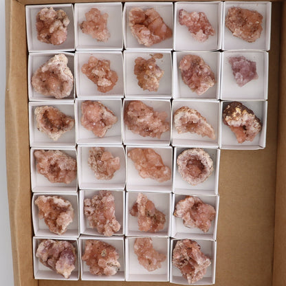 Pink Amethyst Geodes Set of 27
