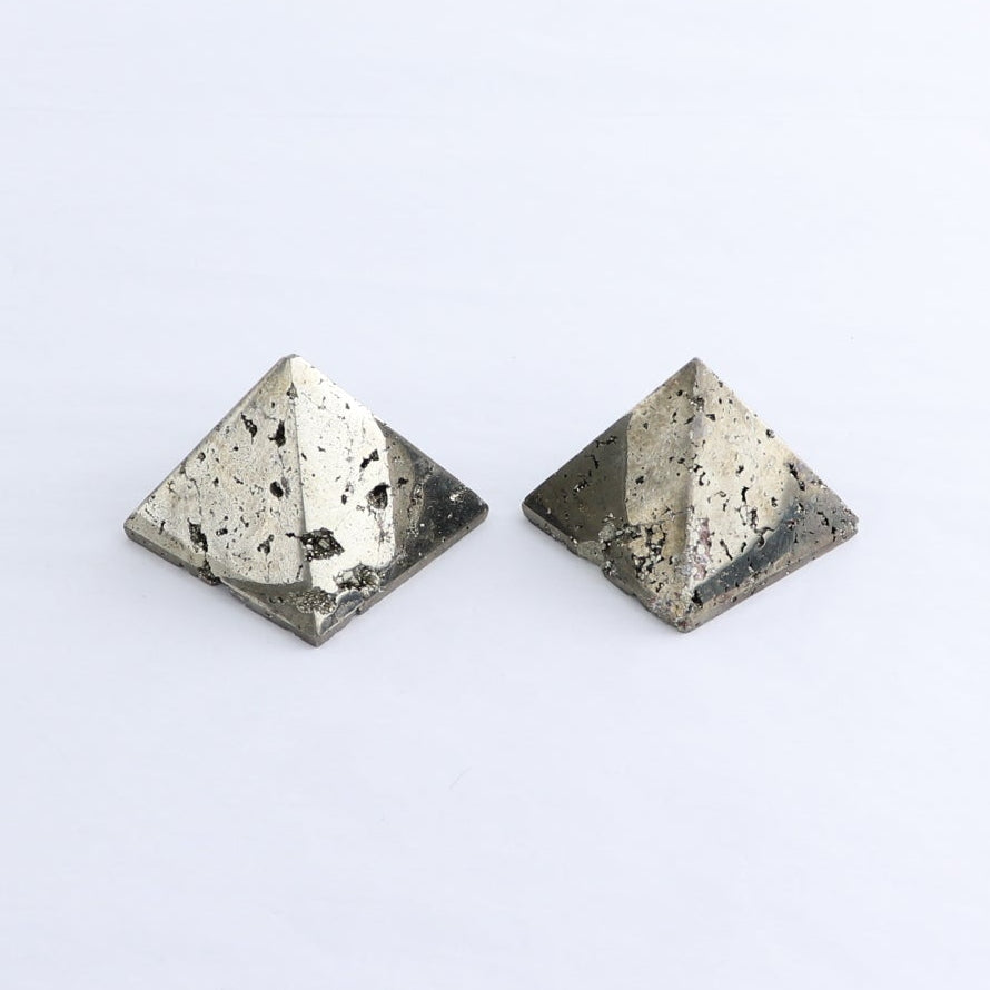 Pyrite Pyramids Set of 6