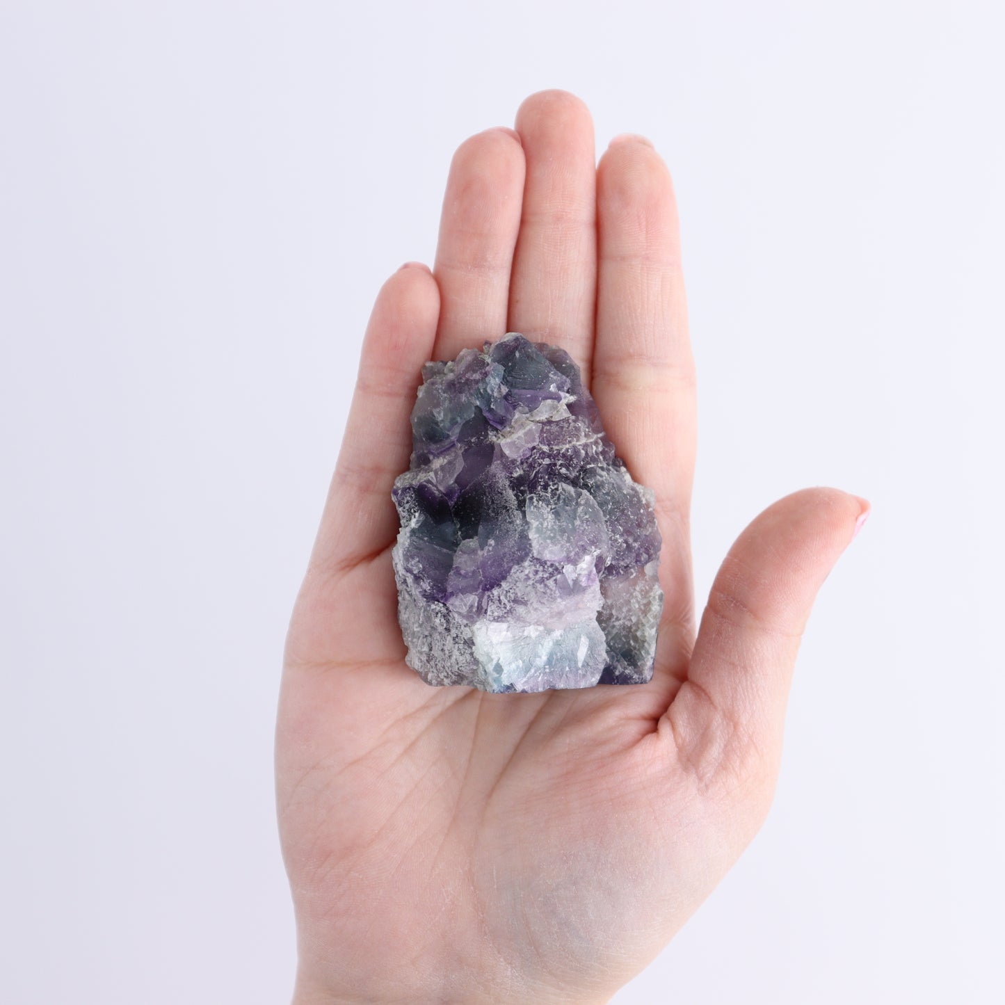 Fluorite Half Polished & Half Natural Set of 19 - Expert Wholesale and Supplier of Wholesale Crystals & Bulk Gemstones, ["China","Face Polished","Fluorite","Polished"]