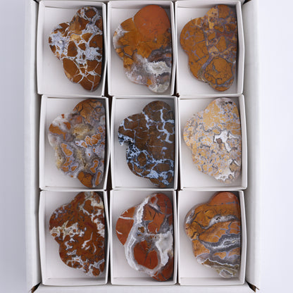 Brecciated Jasper Clouds Set of 9 - Expert Wholesale and Supplier of Wholesale Crystals & Bulk Gemstones, ["Brecciated Jasper","Clouds","Indonesia"]
