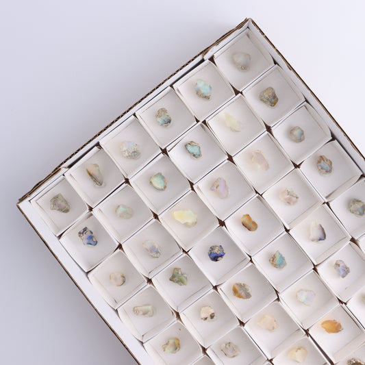 Ethiopian Opal Set of 54 - Expert Wholesale and Supplier of Wholesale Crystals & Bulk Gemstones, ["Ethiopia","ethiopian opal","Opal"]