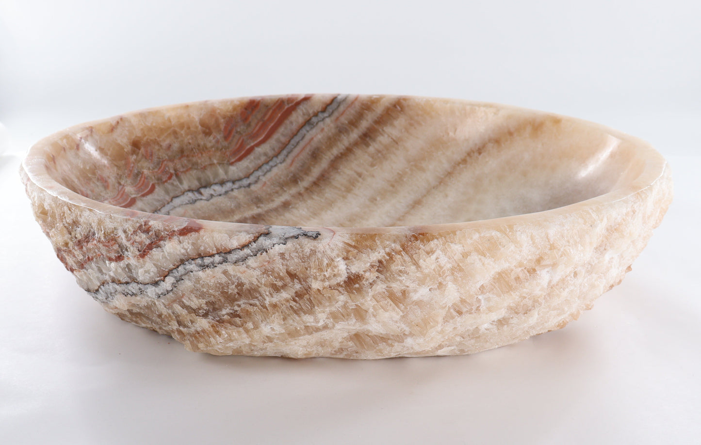 Mexican Onyx/Calcite Oval Sink Bowl