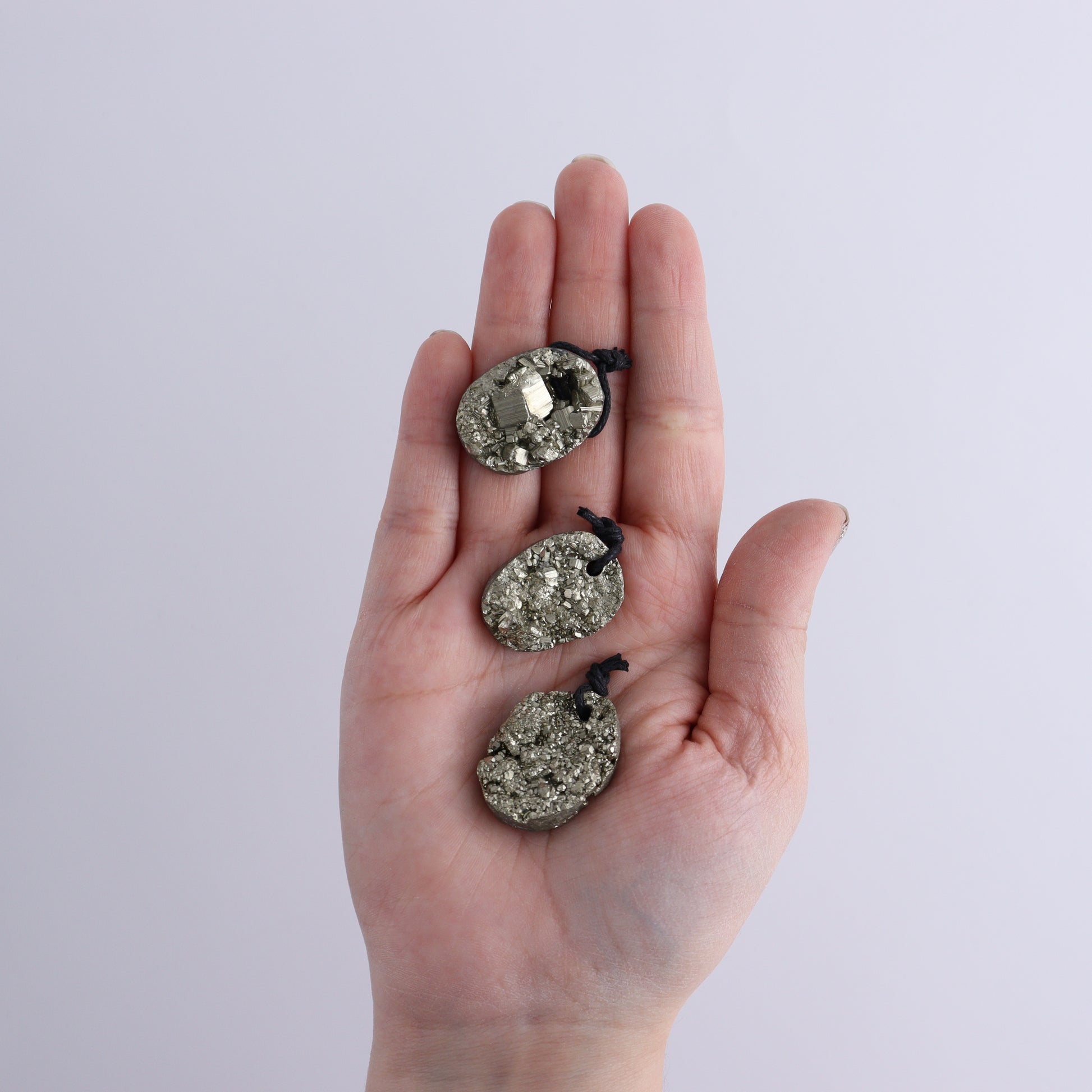 Pyrite Pendants Set of 6 - Expert Wholesale and Supplier of Wholesale Crystals & Bulk Gemstones, ["Pendant","Pendants","Pyrite"]