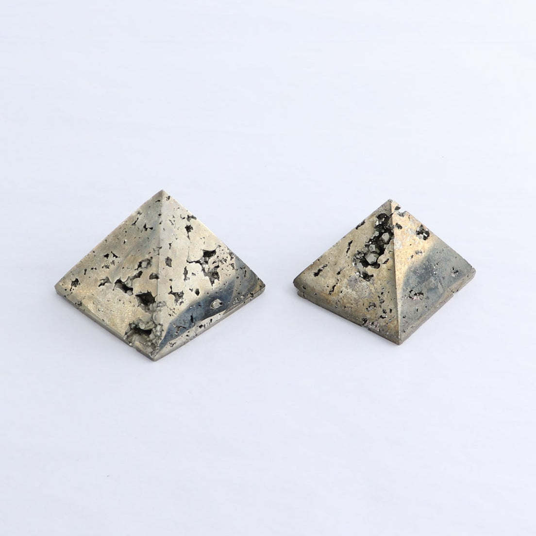 Pyrite Pyramids Set of 6