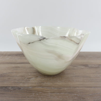Mexican Onyx/Calcite Bowl 15"