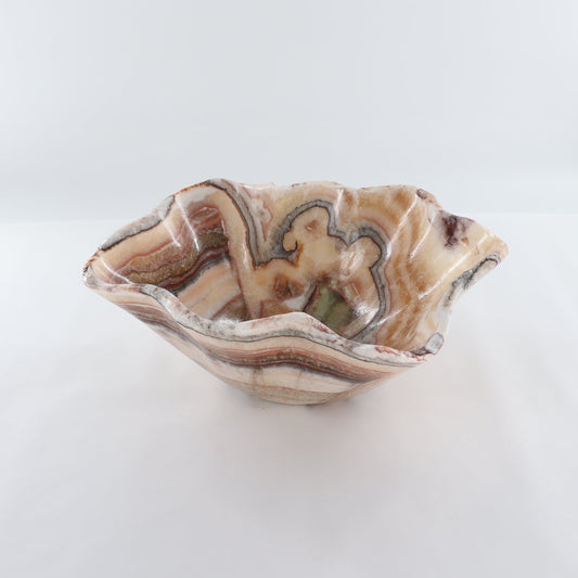 Mexican Onyx/Calcite Bowl 15" - Expert Wholesale and Supplier of Wholesale Crystals & Bulk Gemstones, ["Bowls","Calcite","Mexico","onyx"]