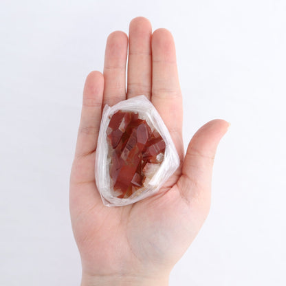 Quartz Hematite Inclusions Flat from Morocco