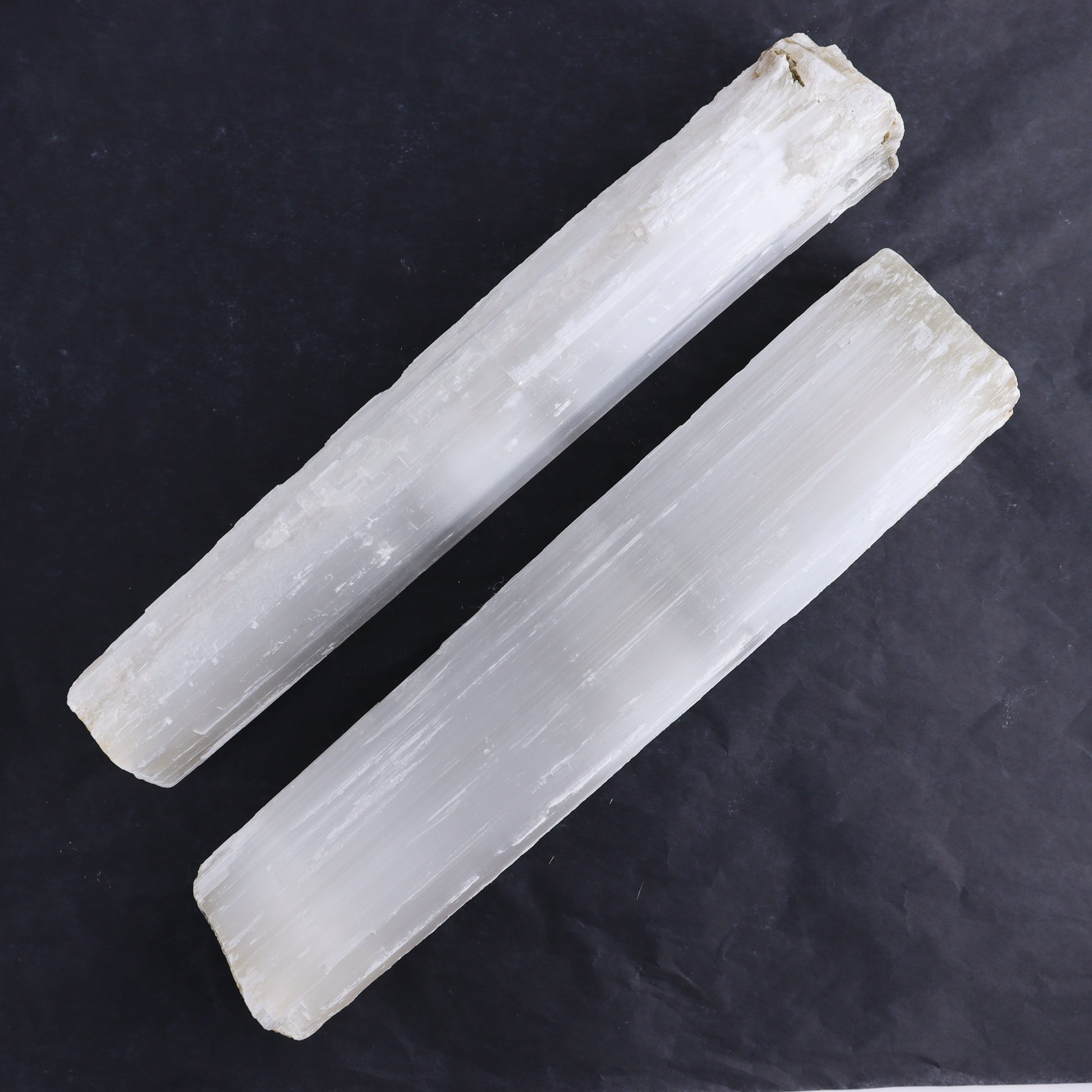 Selenite Logs Set of 2 - Expert Wholesale and Supplier of Wholesale Crystals & Bulk Gemstones, ["logs","selenite"]