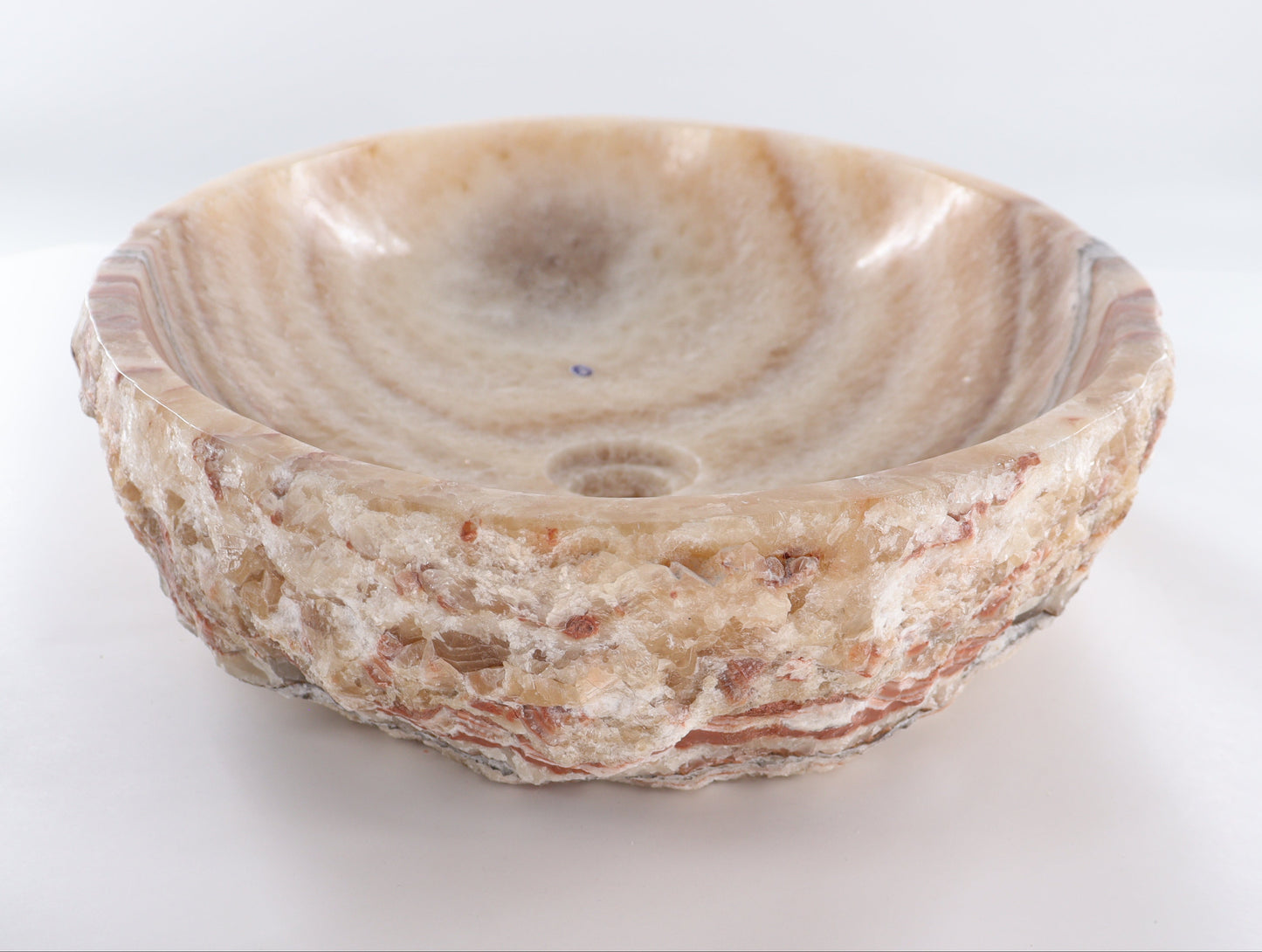 Mexican Onyx/Calcite Oval Sink Bowl