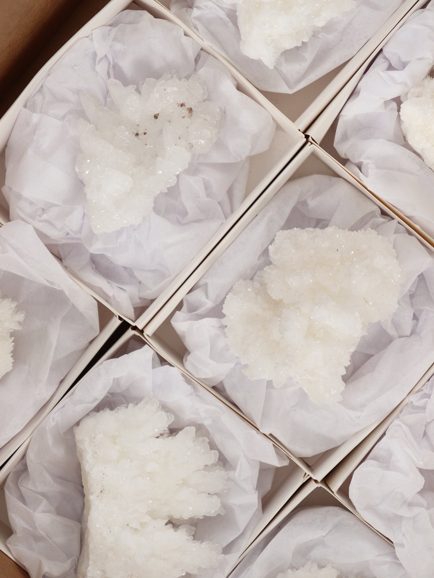 Aragonite Clusters Flat - Expert Wholesale and Supplier of Wholesale Crystals & Bulk Gemstones, []