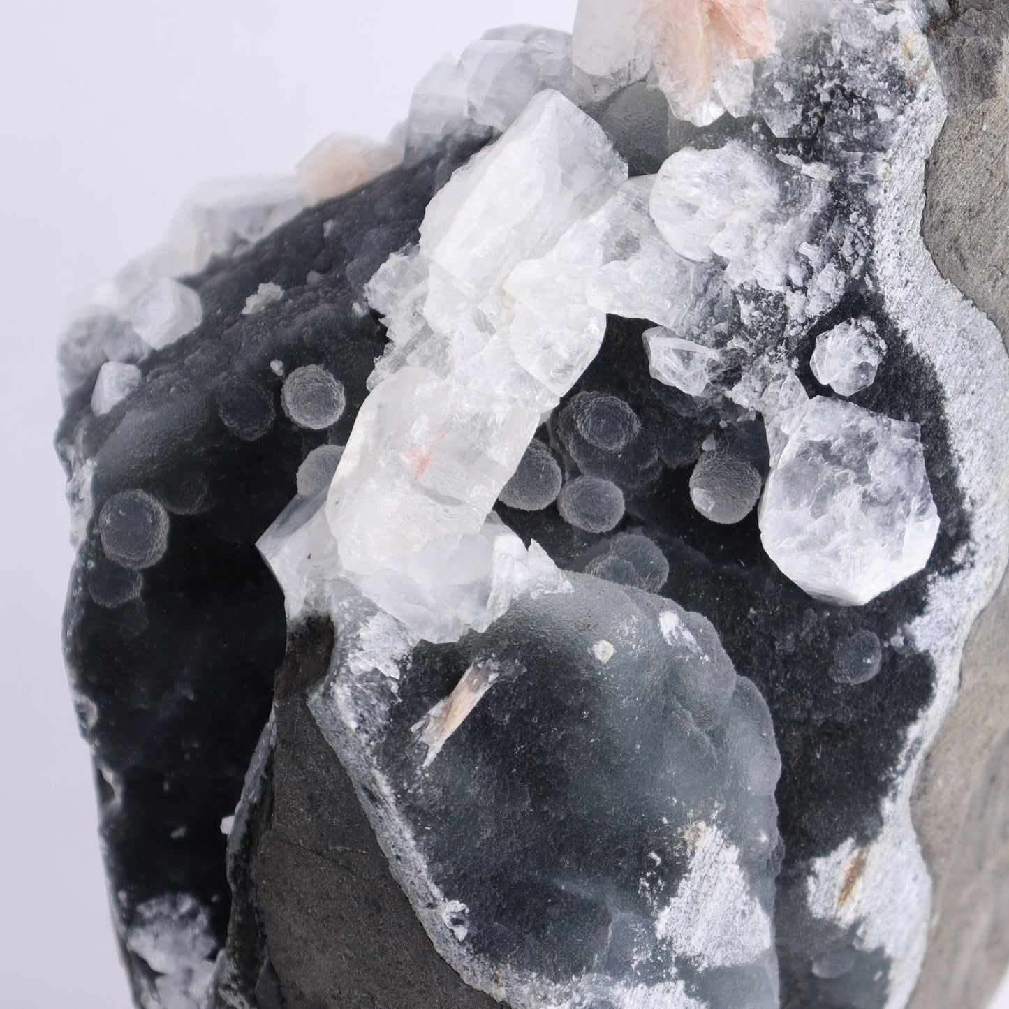 Apophyllite on Chalcedony Cluster - Expert Wholesale and Supplier of Wholesale Crystals & Bulk Gemstones, ["Apophyllite","Chalcedony","Clusters"]