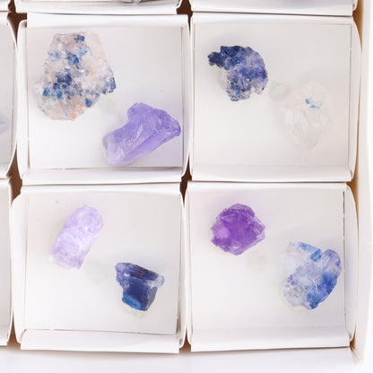Canadian Blue Halite Rough Set of 18