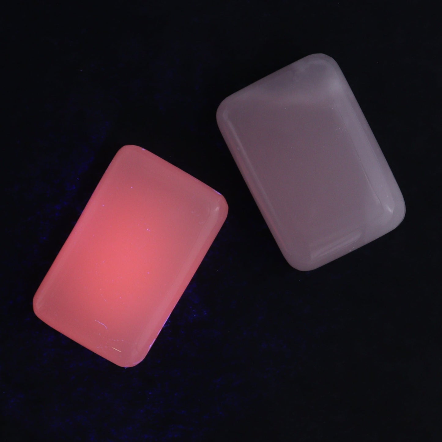 Pink Mangano Calcite Rectangles Set of 8 - Expert Wholesale and Supplier of Wholesale Crystals & Bulk Gemstones, ["Calcite","Madagascar","Pink Calcite","Rectangle"]