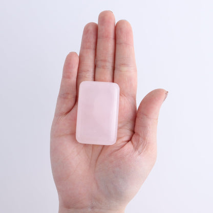 Pink Mangano Calcite Rectangles Set of 20
