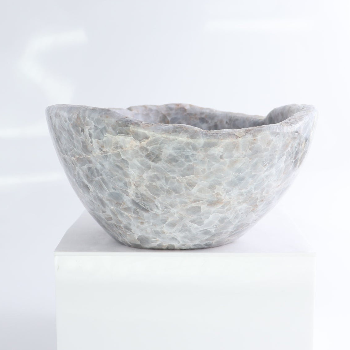 Blue Calcite Bowl 10"