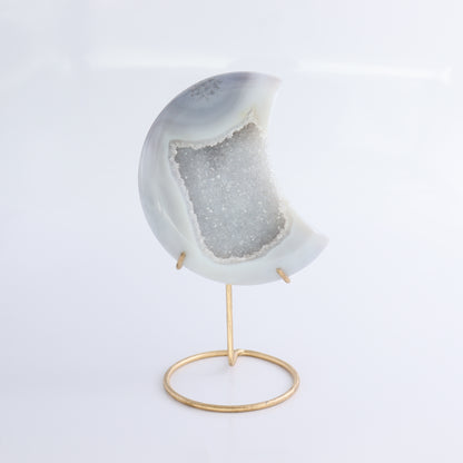 Agate Moons with Stand Set of 5 - Expert Wholesale and Supplier of Wholesale Crystals & Bulk Gemstones, ["Agate","Brazil","moons"]