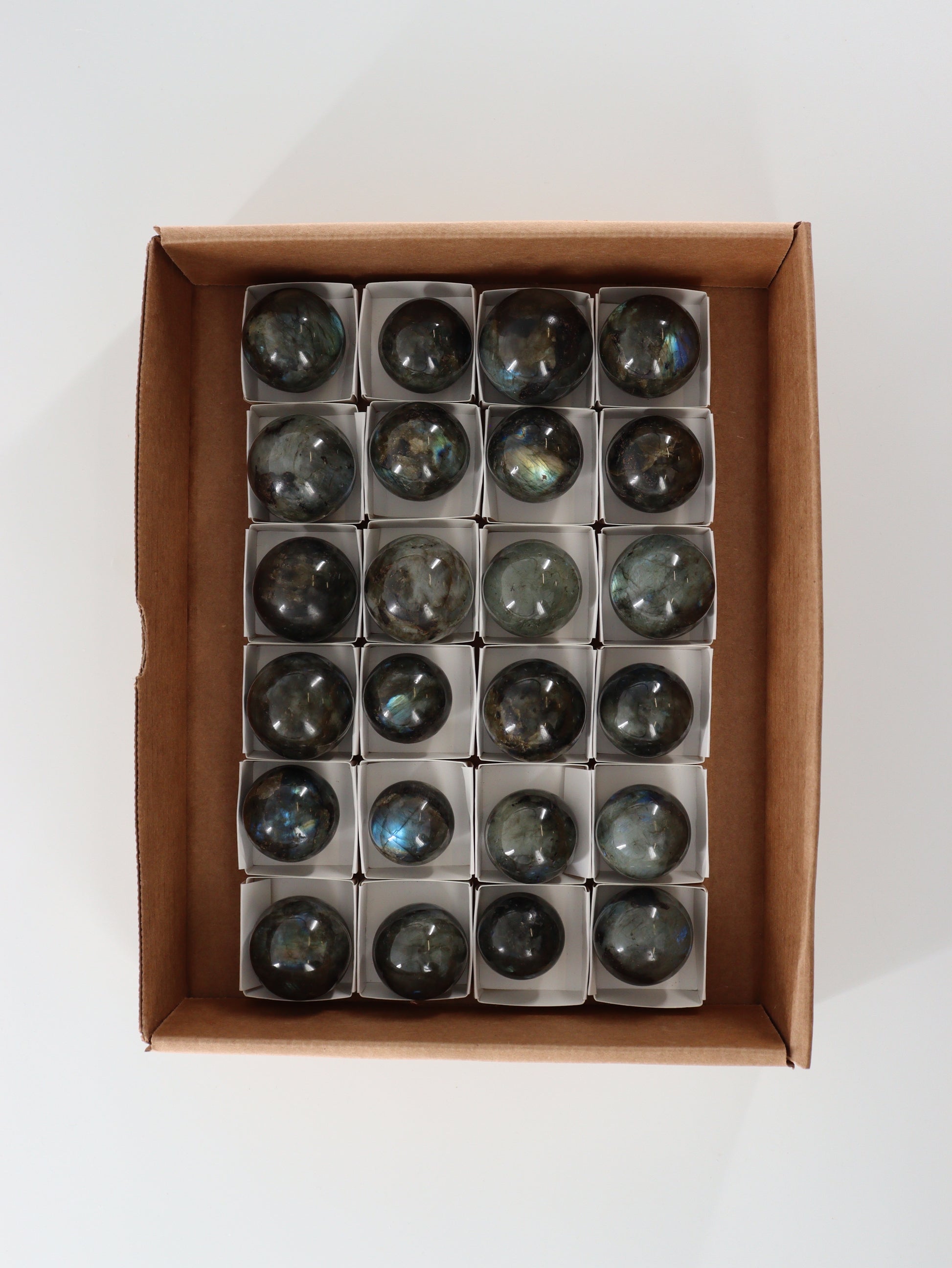 Labradorite Spheres Flat - Expert Wholesale and Supplier of Wholesale Crystals & Bulk Gemstones, []