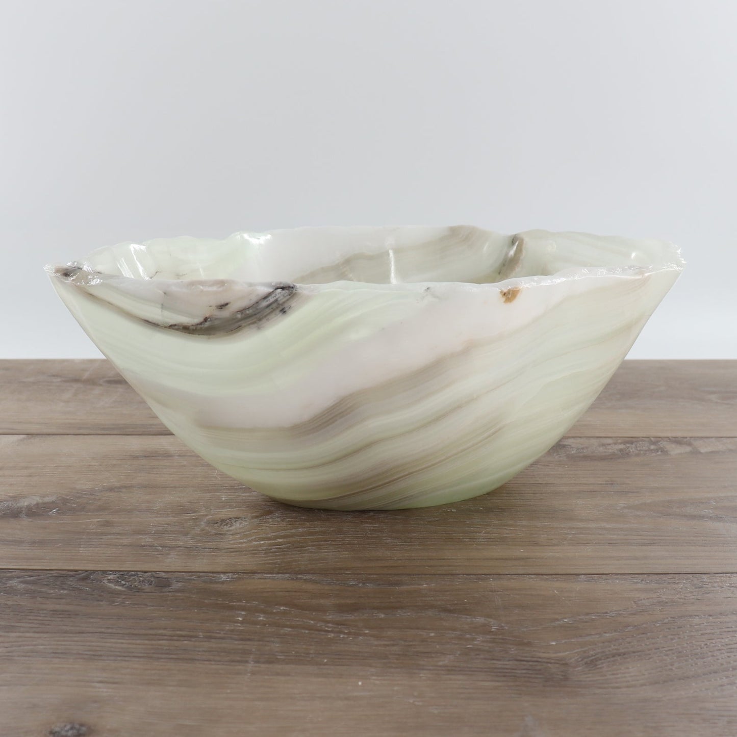 Mexican Onyx/Calcite Bowl 15"