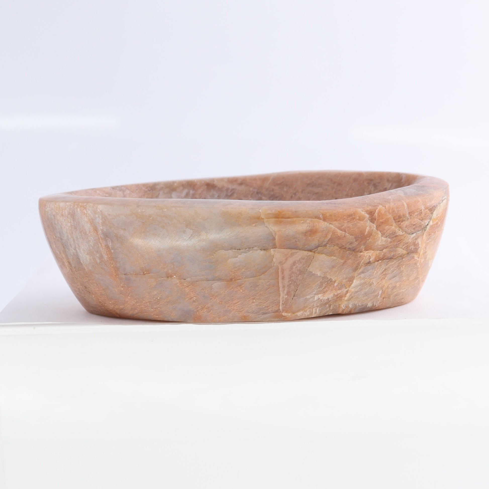 Peach Moonstone Bowl Set of 4 - Expert Wholesale and Supplier of Wholesale Crystals & Bulk Gemstones, ["bowl","Bowls","Peach Moonstone"]
