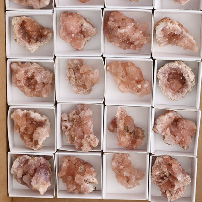 Pink Amethyst Geodes Set of 27