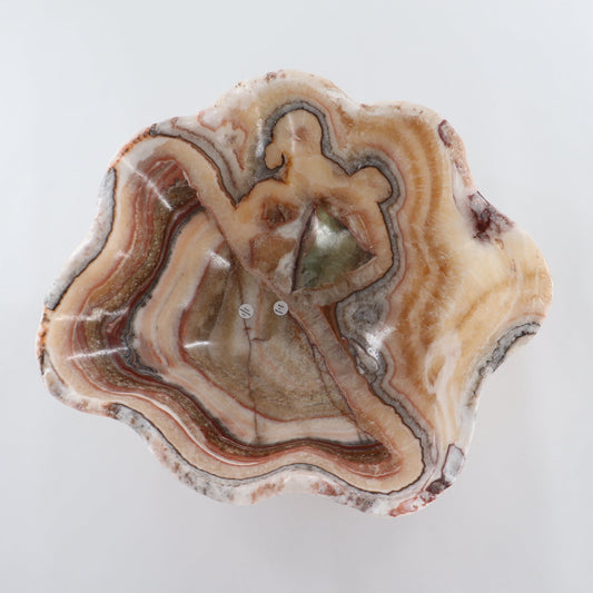 Mexican Onyx/Calcite Bowl 15" - Expert Wholesale and Supplier of Wholesale Crystals & Bulk Gemstones, ["Bowls","Calcite","Mexico","onyx"]