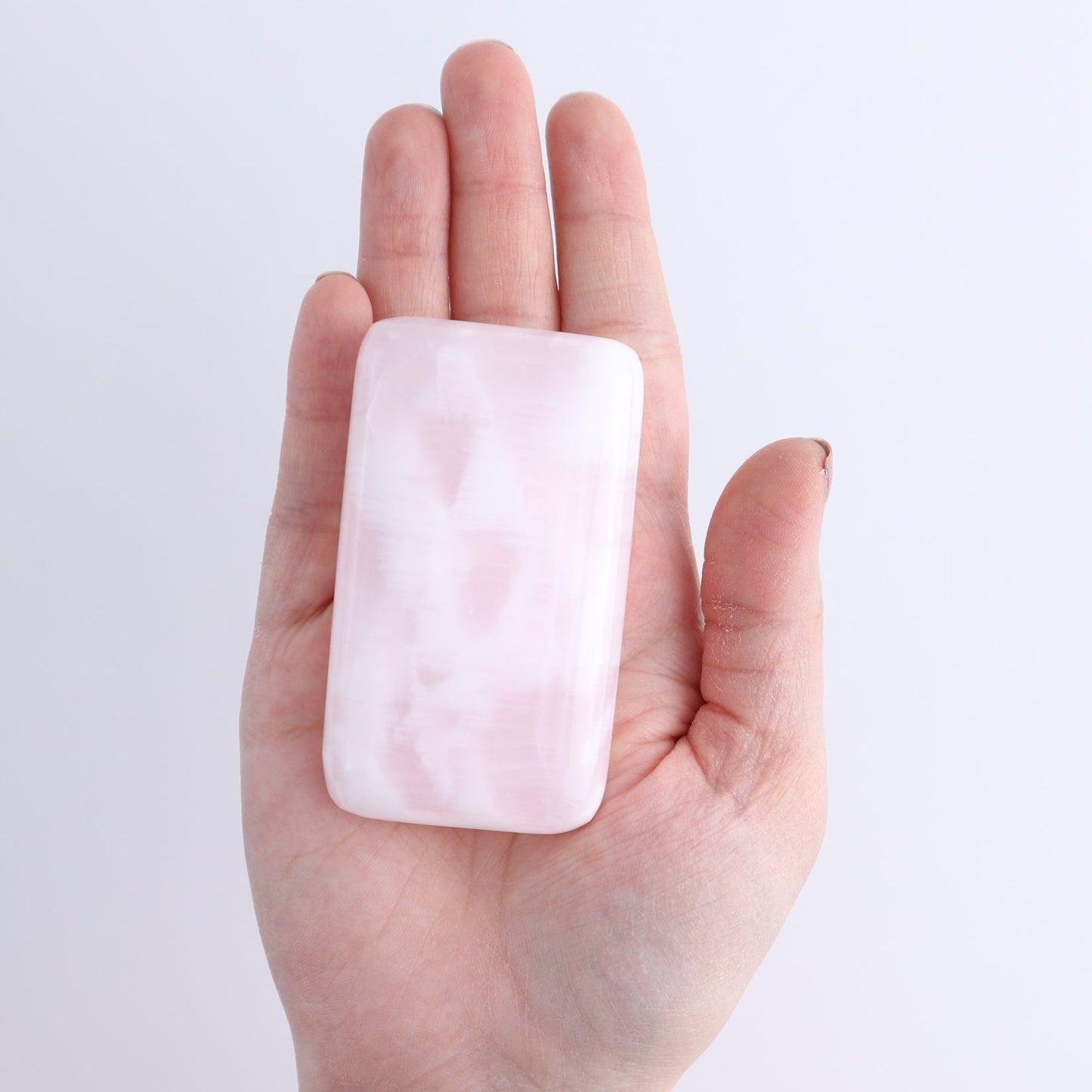 Pink Mangano Calcite Rectangles Set of 20