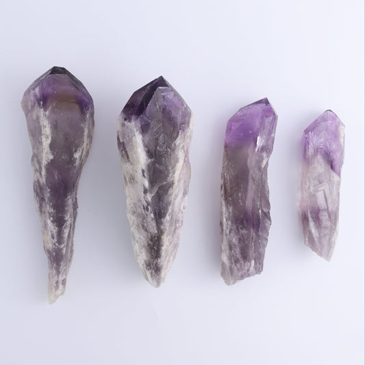 Amethyst Polished Tips Set of 4