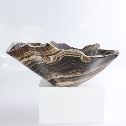 Mexican Onyx/Calcite Bowl 14"