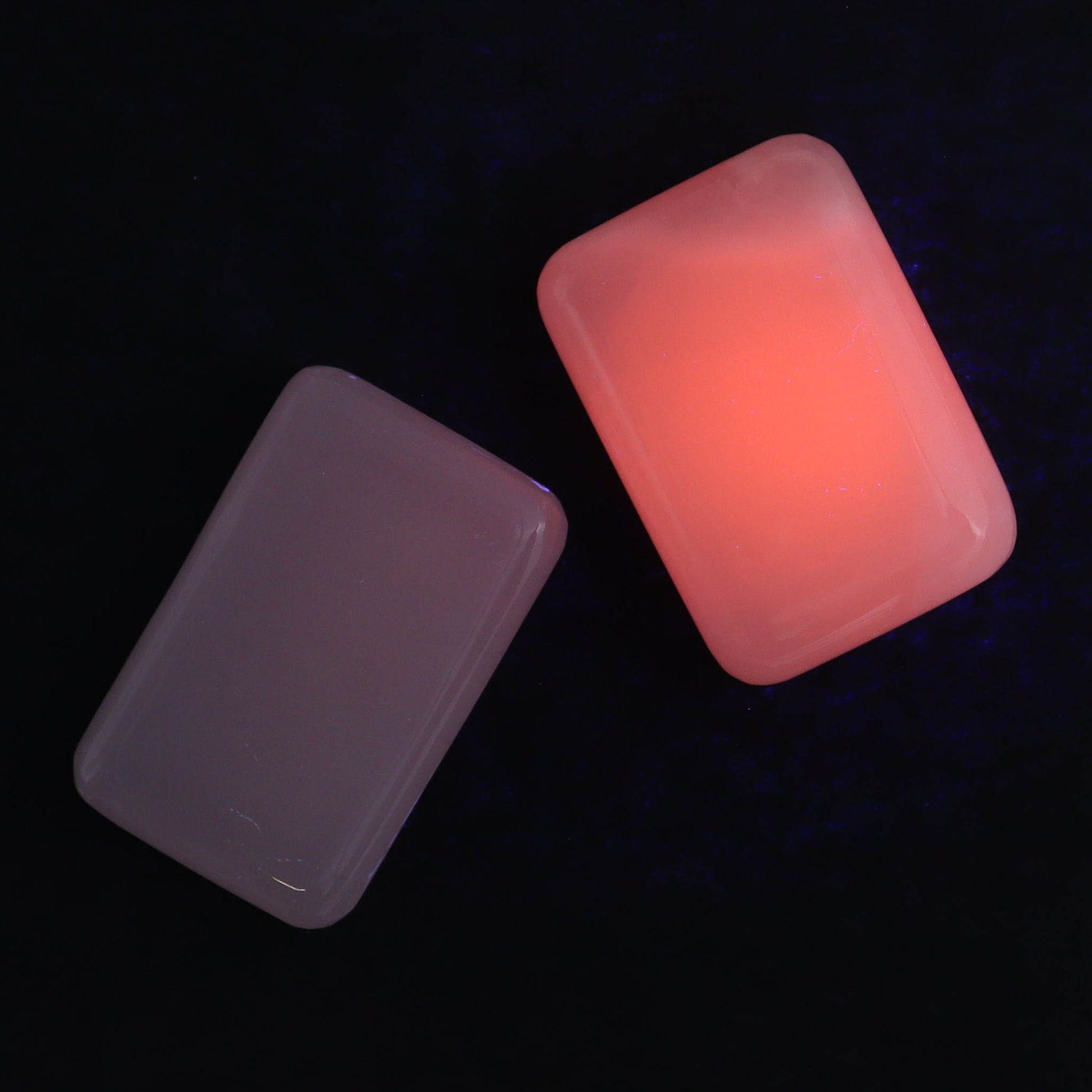 Pink Mangano Calcite Rectangles Set of 8 - Expert Wholesale and Supplier of Wholesale Crystals & Bulk Gemstones, ["Calcite","Madagascar","Pink Calcite","Rectangle"]