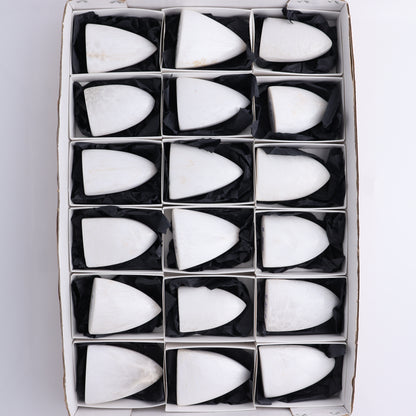 Scolecite Freeforms Flat of 18 - Expert Wholesale and Supplier of Wholesale Crystals & Bulk Gemstones, ["Freeforms","India","Scolecite"]