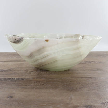 Mexican Onyx/Calcite Bowl 15"