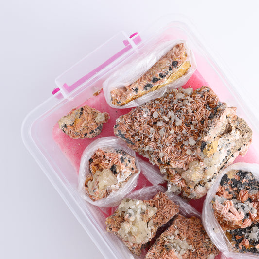 Cerussite Barite from Morocco Flat - Expert Wholesale and Supplier of Wholesale Crystals & Bulk Gemstones, ["Cerussite Barite","Flats","Morocco"]