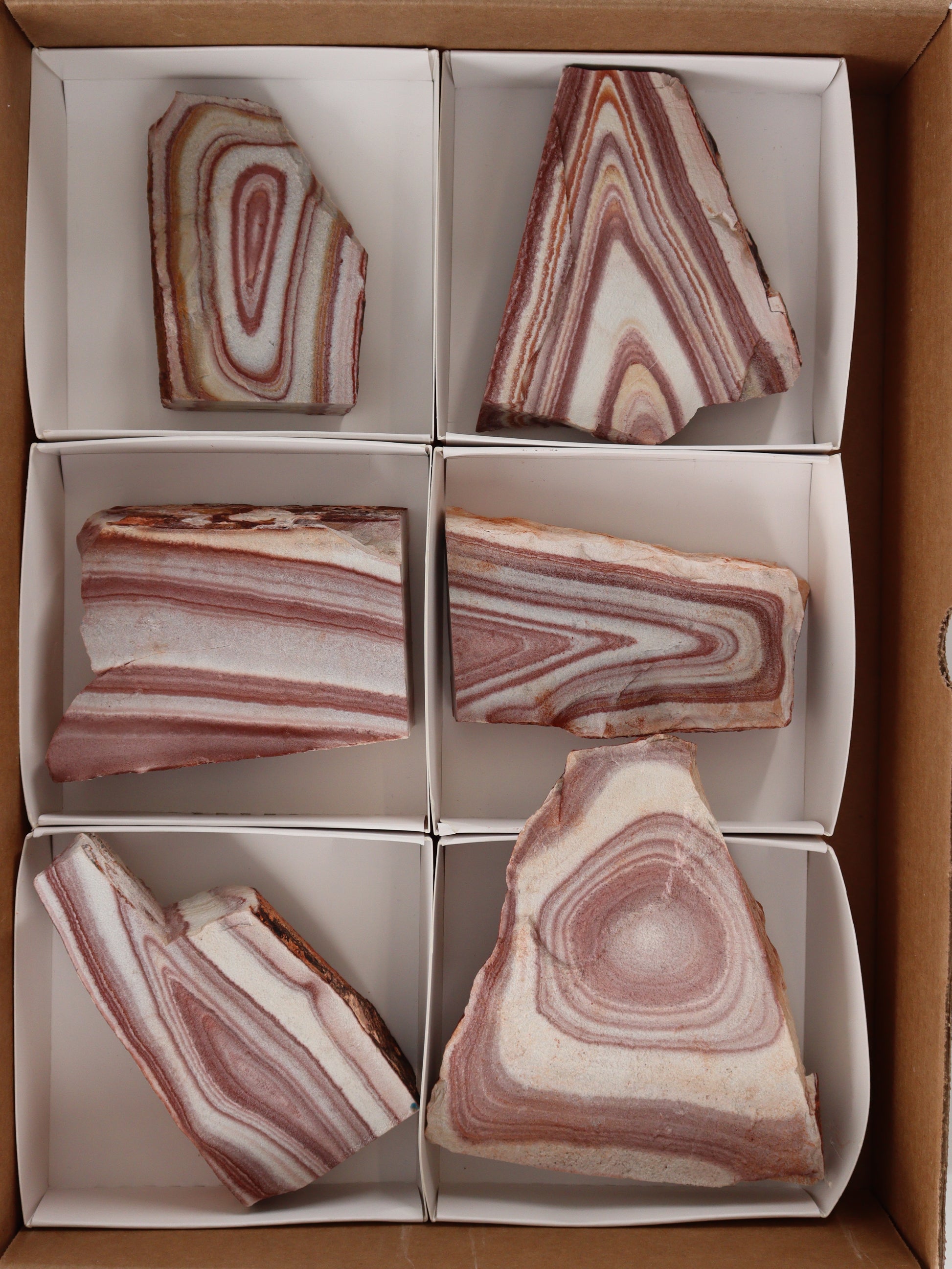 Rhyolite Slices and Slabs Set of 6 - Expert Wholesale and Supplier of Wholesale Crystals & Bulk Gemstones, []