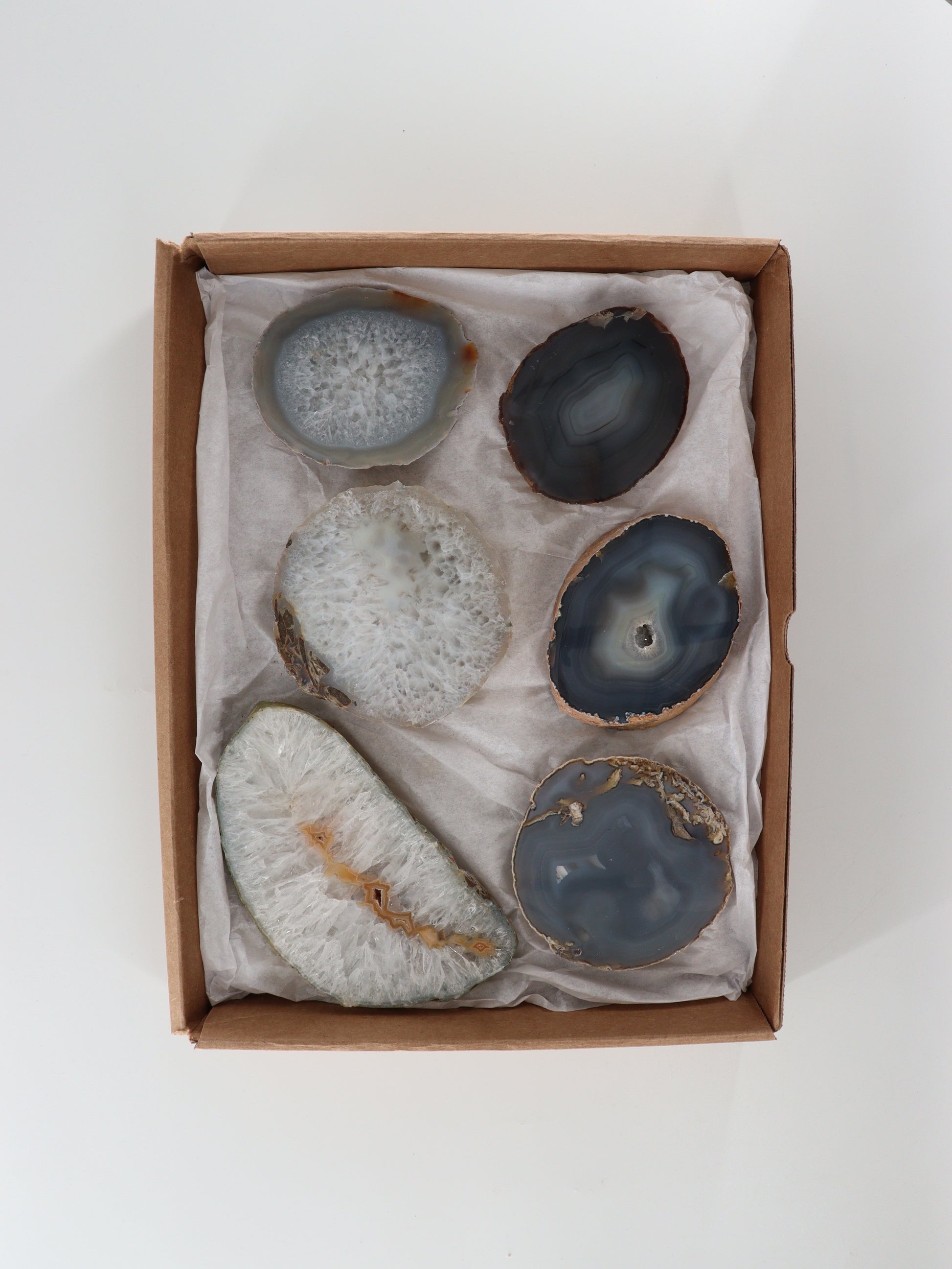 Agate Slices and Slabs Set of 6 - Expert Wholesale and Supplier of Wholesale Crystals & Bulk Gemstones, []