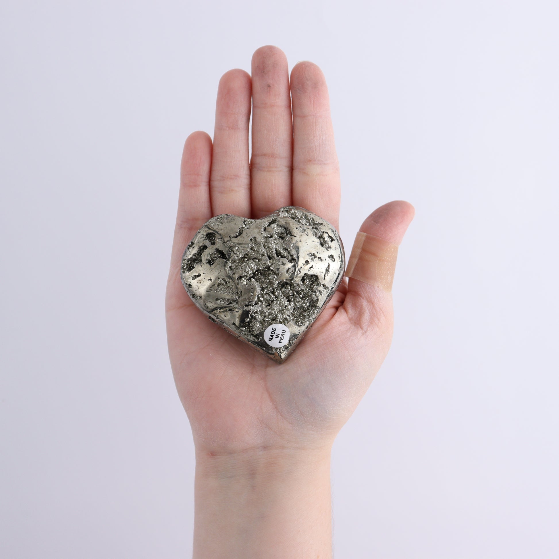 Pyrite Hearts Set of 12 - Expert Wholesale and Supplier of Wholesale Crystals & Bulk Gemstones, ["Hearts","Peru","Pyrite"]