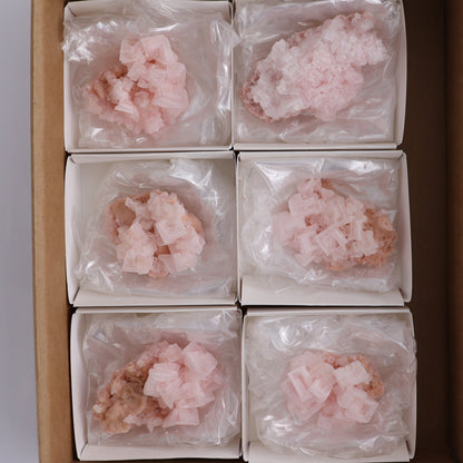 Searles Lake Halite Flat of 6 - Expert Wholesale and Supplier of Wholesale Crystals & Bulk Gemstones, ["Flats","Halite","United States"]