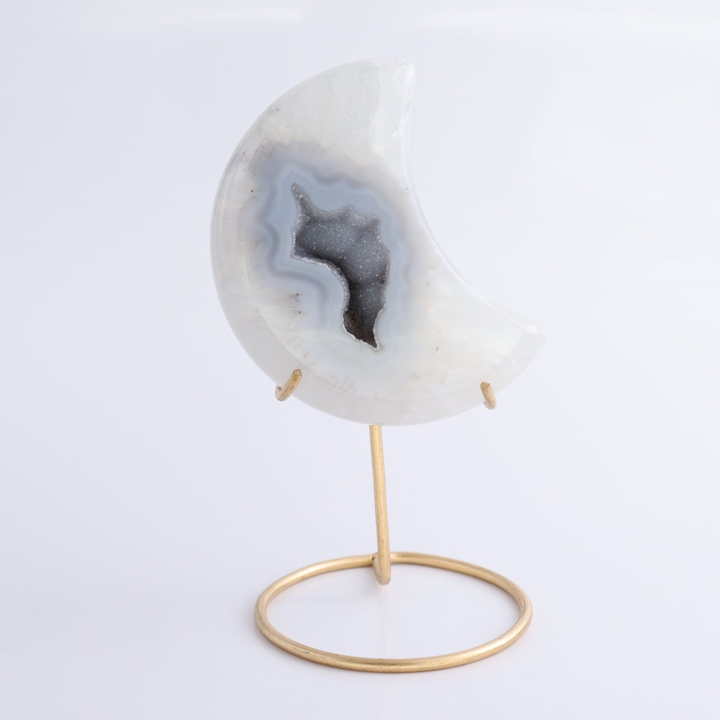 Agate Moons with Stand Set of 5 - Expert Wholesale and Supplier of Wholesale Crystals & Bulk Gemstones, ["Agate","Brazil","moons"]
