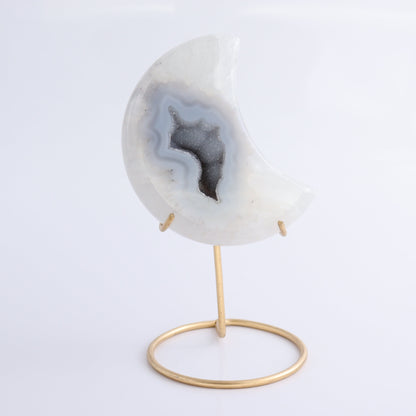 Agate Moons with Stand Set of 5 - Expert Wholesale and Supplier of Wholesale Crystals & Bulk Gemstones, ["Agate","Brazil","moons"]