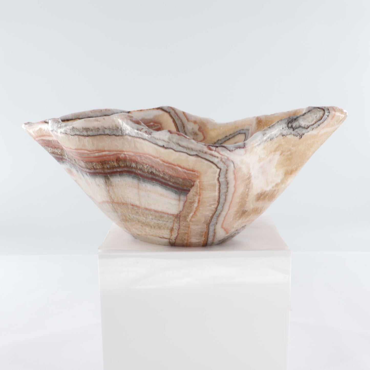 Mexican Onyx/Calcite Bowl 15"