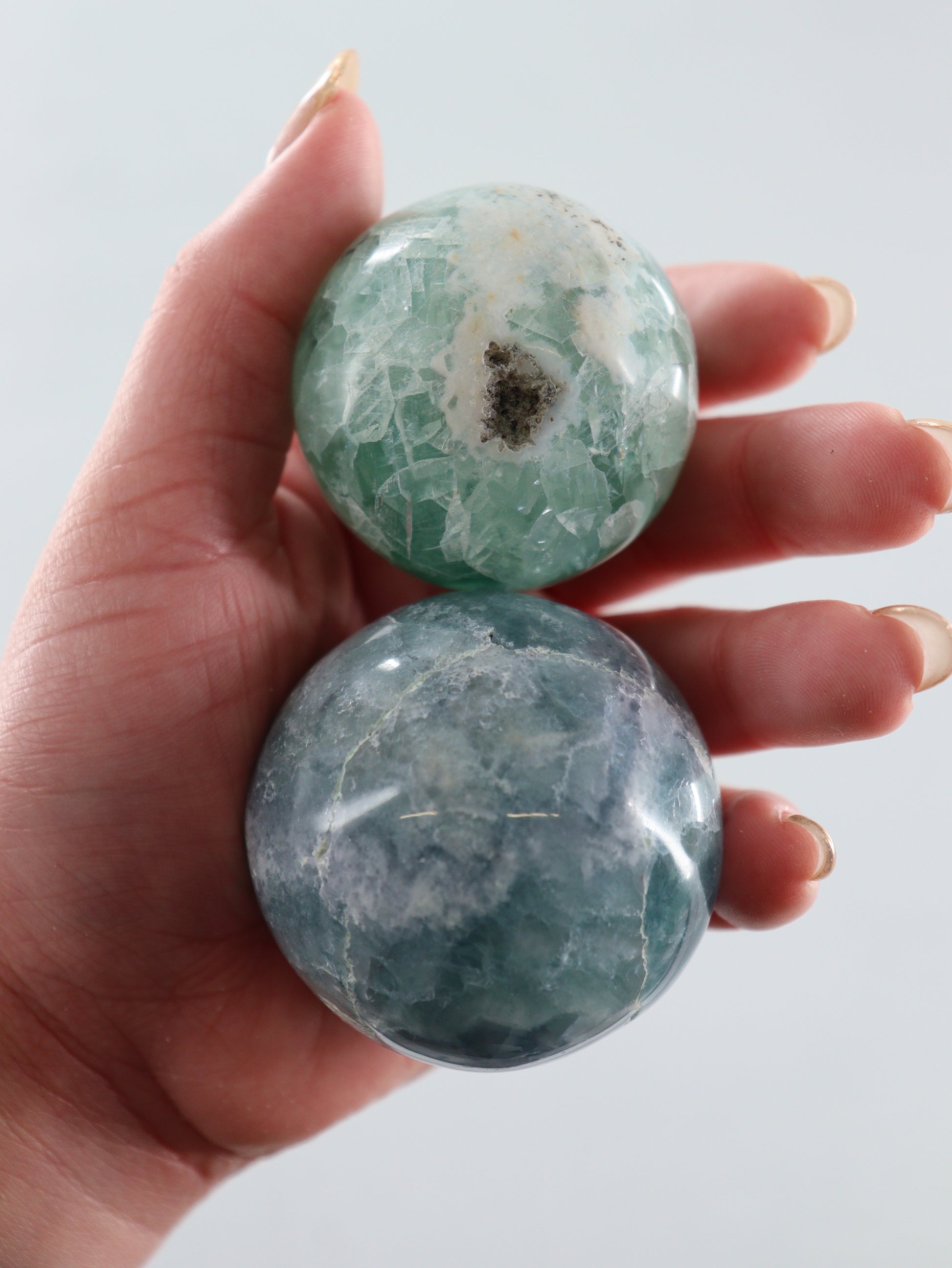 Fluorite Spheres Set of 6 - Expert Vendor of Wholesale Crystals