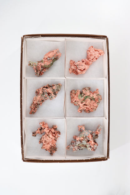 Native Copper 6pc Flat from Michigan - Expert Wholesale and Supplier of Wholesale Crystals & Bulk Gemstones, []