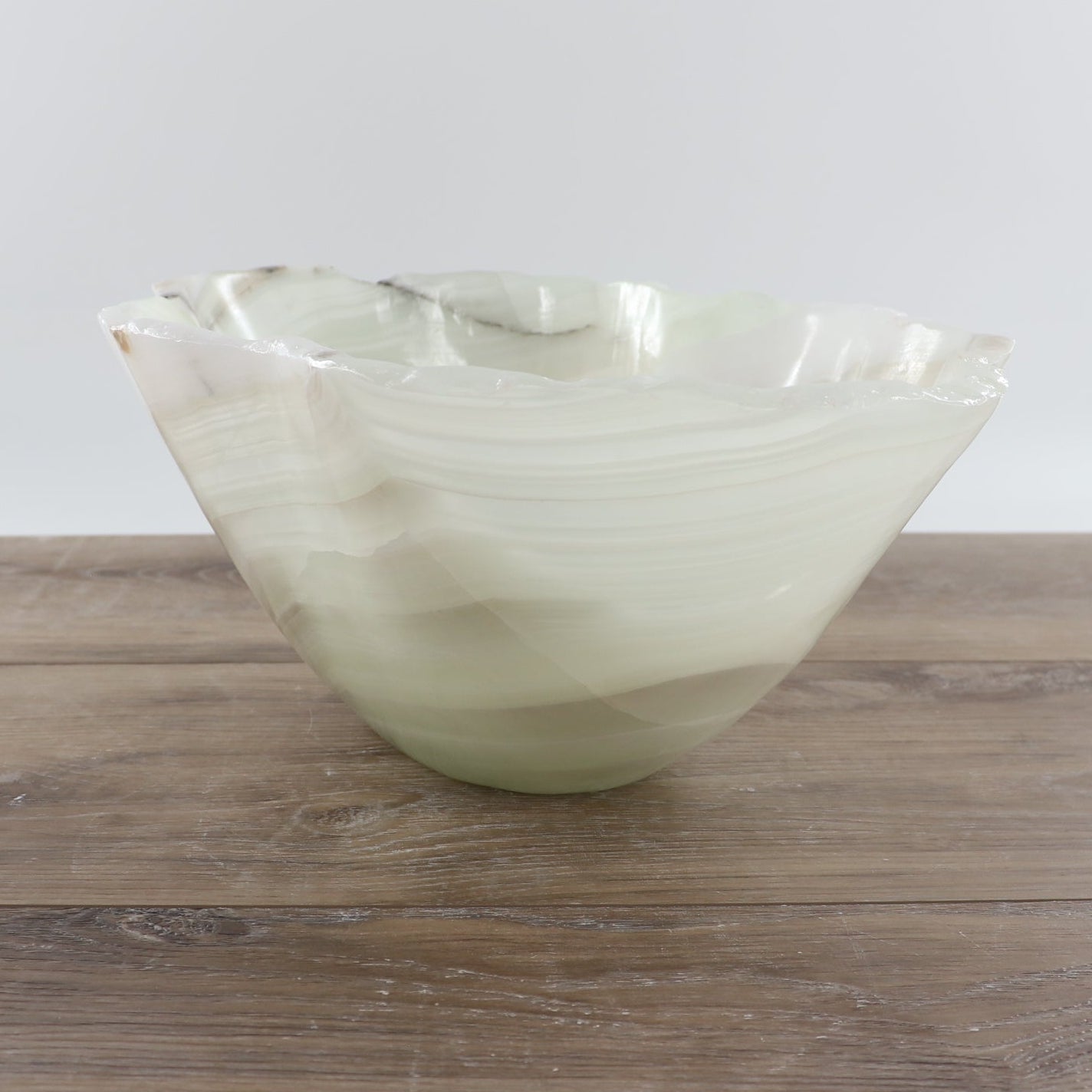 Mexican Onyx/Calcite Bowl 15"