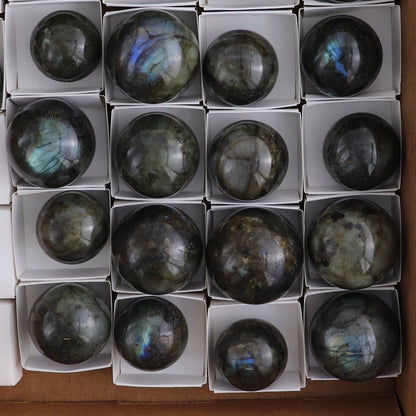 Labradorite Spheres Set of 27