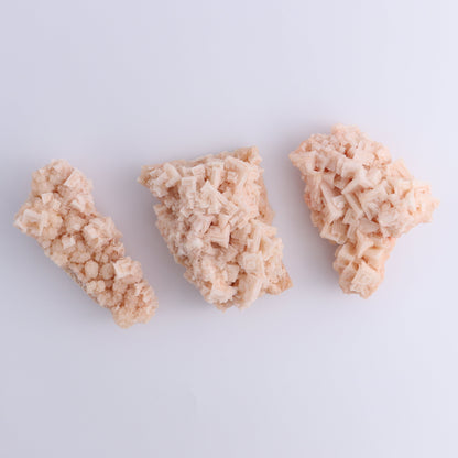 Halite and Halite on Trona from Owens Lake Set of 6 - Expert Wholesale and Supplier of Wholesale Crystals & Bulk Gemstones, ["California","Flats","Halite","halite on trona","Pink Halite","United States"]