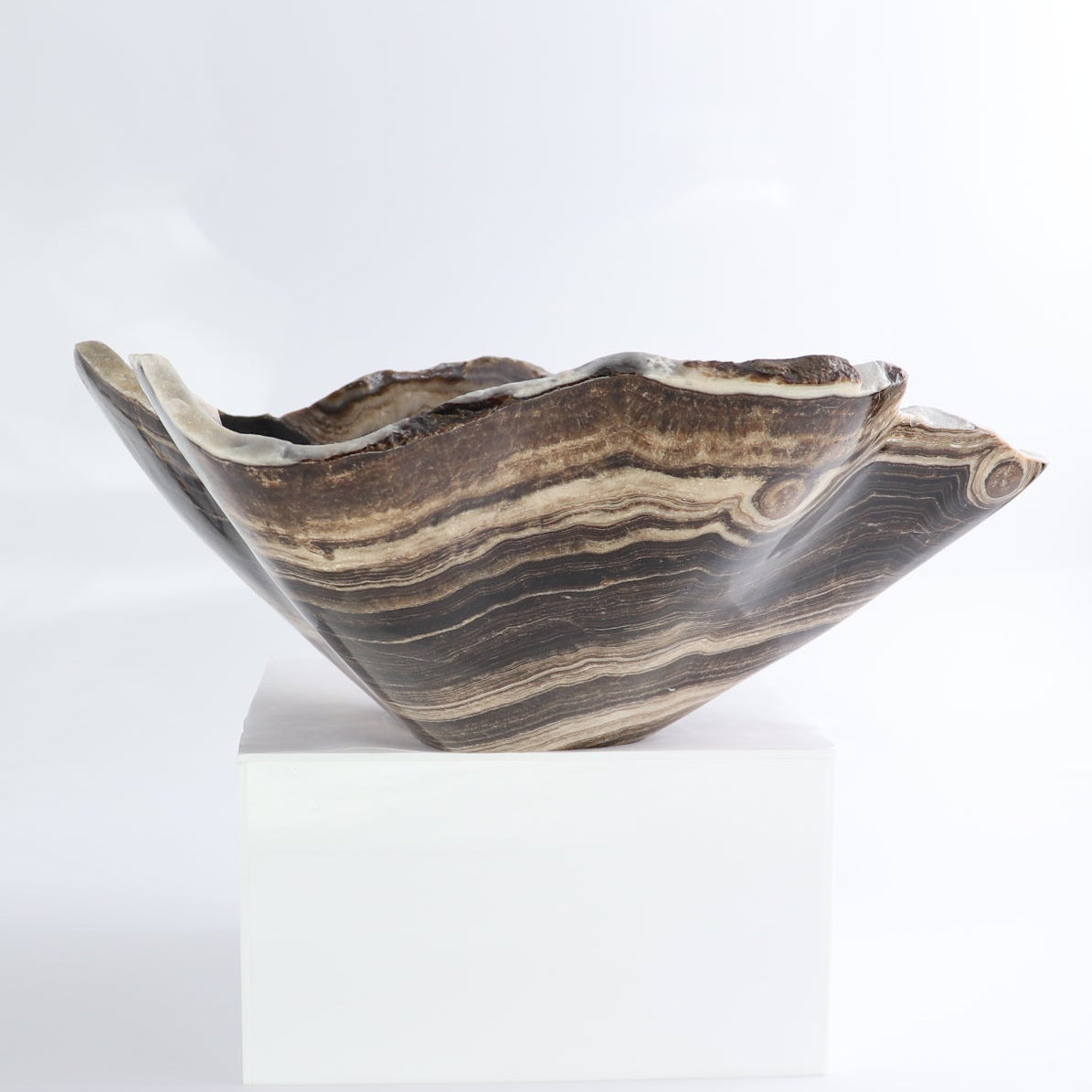 Mexican Onyx/Calcite Bowl 14"